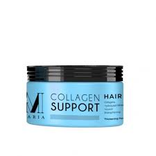 Daily damages the hair surface and weakens the strands. Hair looks weak, limp and lifeless, loses its shine and softness. The Gio
Maria Collagen Support Hair Mask enriched with Collagen, which is one of the building blocks of skin and hair, acts on all strands of
hair and ensures silky softness by strengthening your hair.